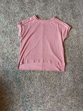 7th Roy Light Pink Short Sleeve Women's Knit Tee